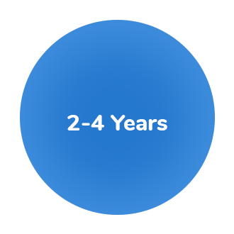 Blue background 2-4 years