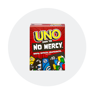 gray background with uno card game