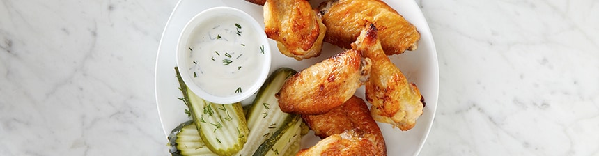 Air Fried Pickle Wings Recipe