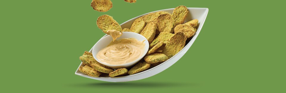 Air-Fryer Pickle Chips