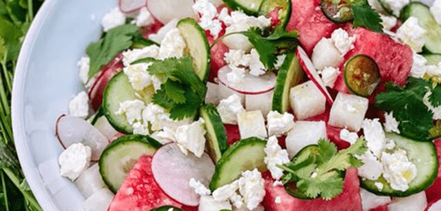 Watermelon and Feta Salad Watermelon and Feta Salad