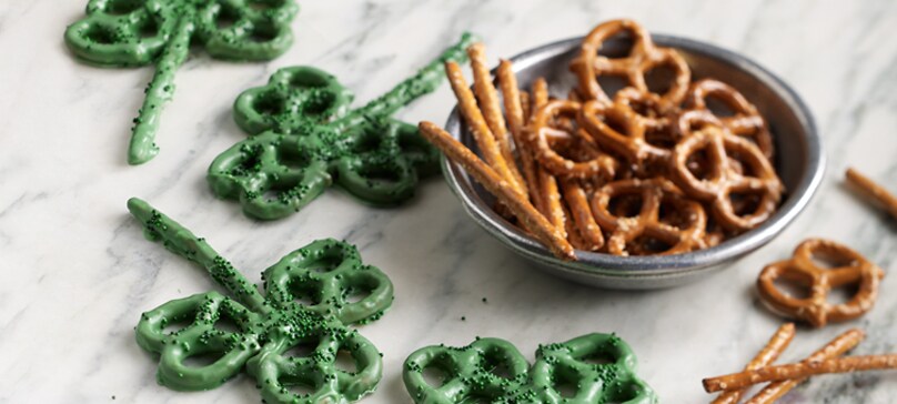 How to Make Shamrock Pretzels