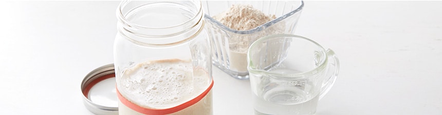 Learn how to make a sourdough starter
