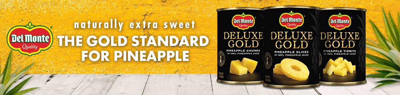 naturally extra sweet the gold standard for pineapple