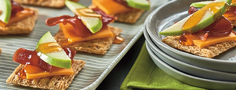 Apple, Bacon & Cheddar Tarts