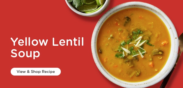 View and Shop Lentil Soup Recipe