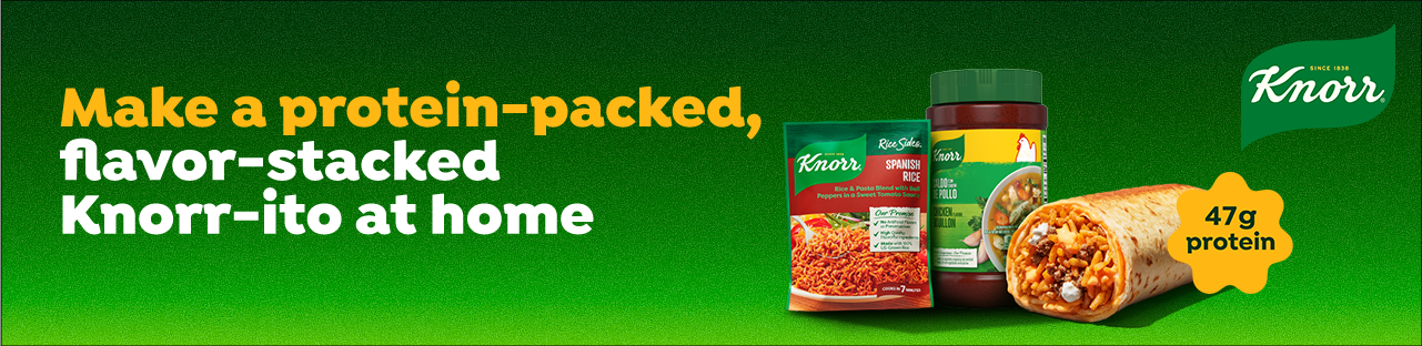 Make a protein-packed flavor-stacked knorr-ito at home