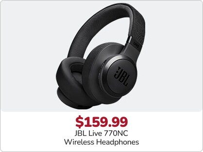 159.99 JBL Live 770NC Wireless Headphones