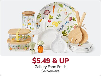 5.49 and Up Gallery Farm Fresh Serveware