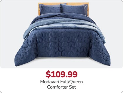 109.99 Modavari Full/Queen Comforter Set