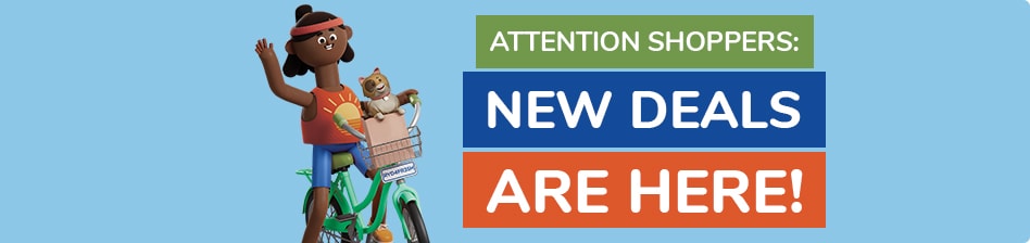 Attention Shoppers: New deals are here!