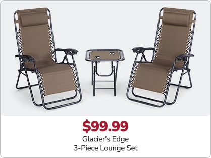 99.99 Glacier's Edge 3-Piece Lounge Set