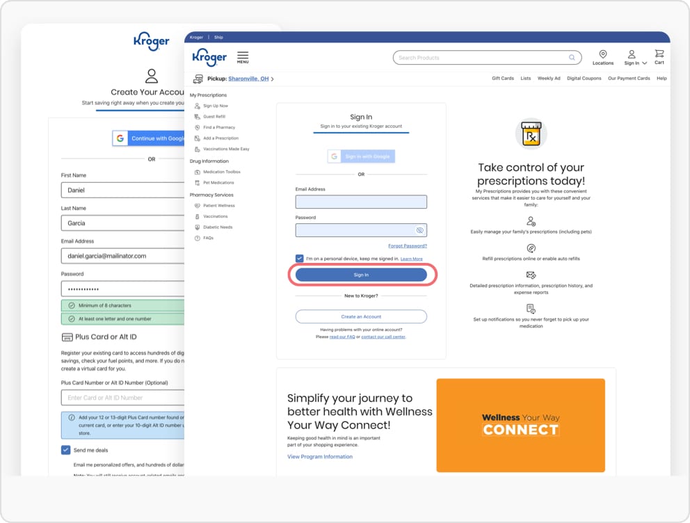 Pharmacy Account FAQs Customer Help Center Fred Meyer