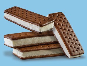 Frozen ice cream bars