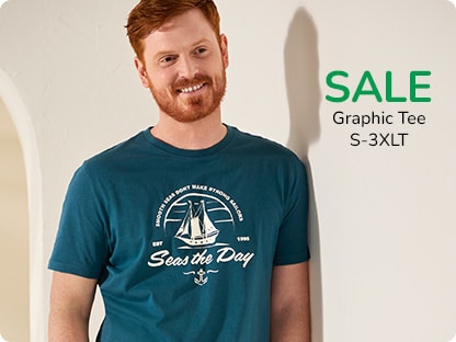Sale Graphic Tee S-3XLT