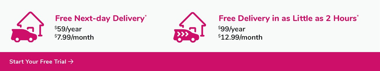 Start Your Free trial and save on delivery with Boost!